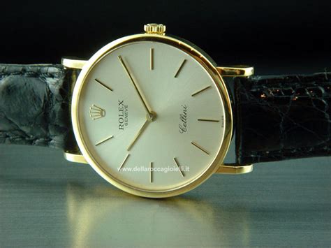 rolex cellini piato oro